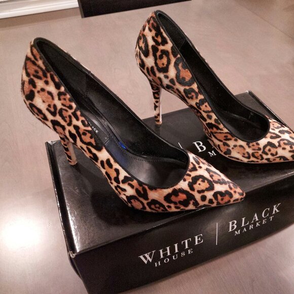 White House Black Market Olivia Leopard Heel - Picture 11 of 11